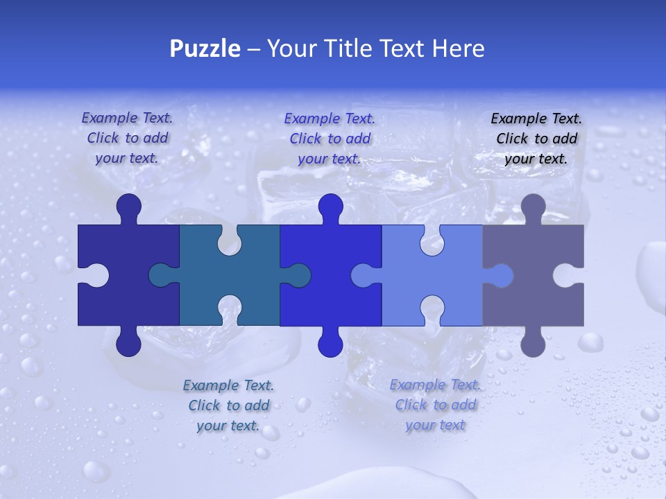 Square Transparent Refrigerator PowerPoint Template