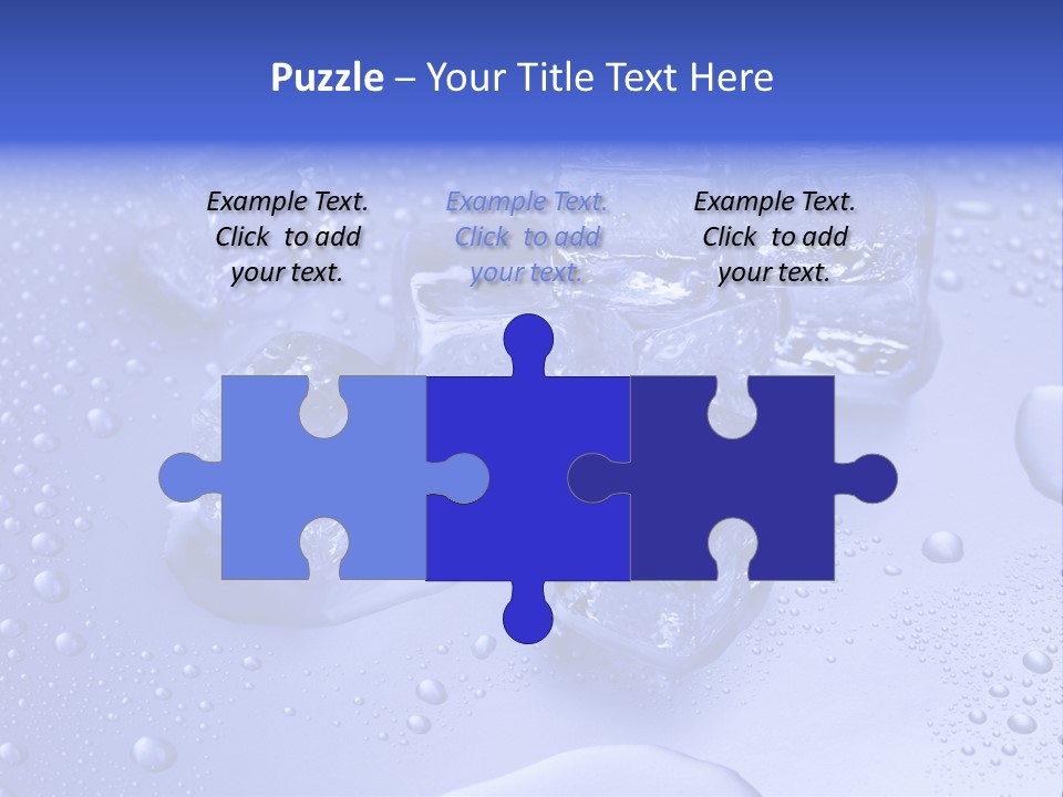 Square Transparent Refrigerator PowerPoint Template