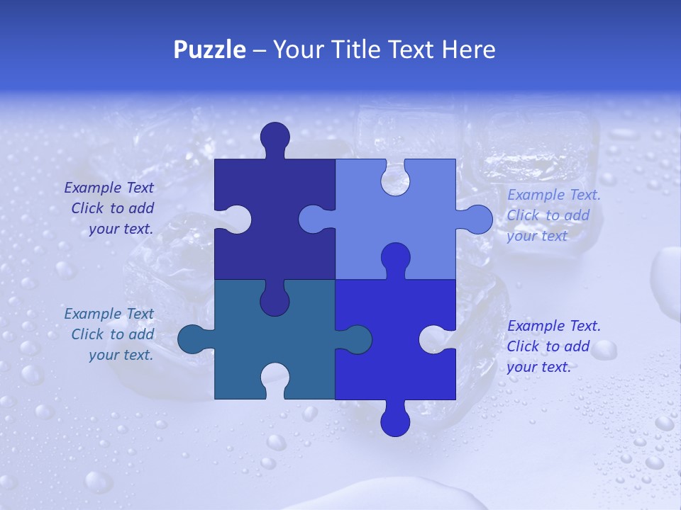 Square Transparent Refrigerator PowerPoint Template