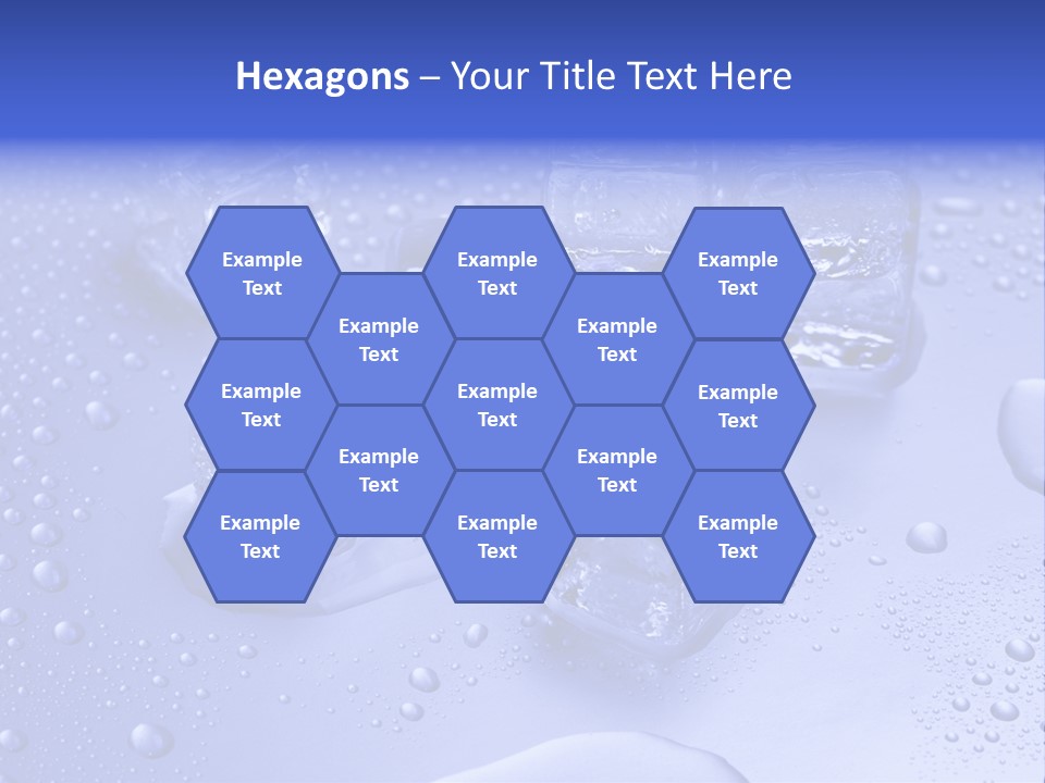 Square Transparent Refrigerator PowerPoint Template