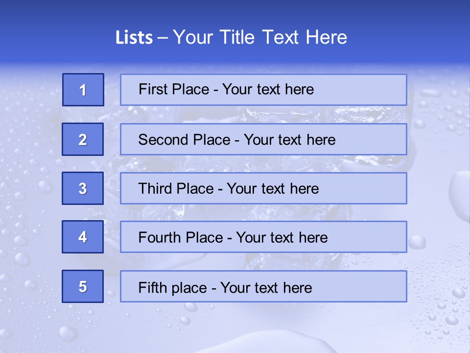 Square Transparent Refrigerator PowerPoint Template