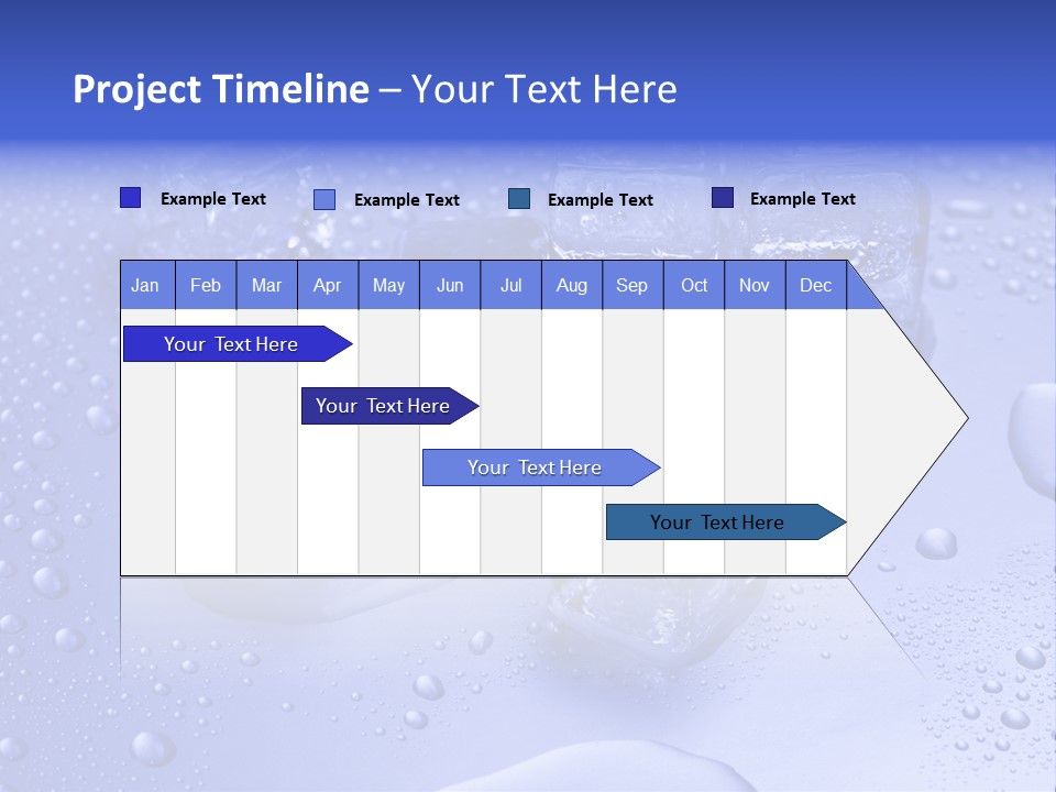 Square Transparent Refrigerator PowerPoint Template