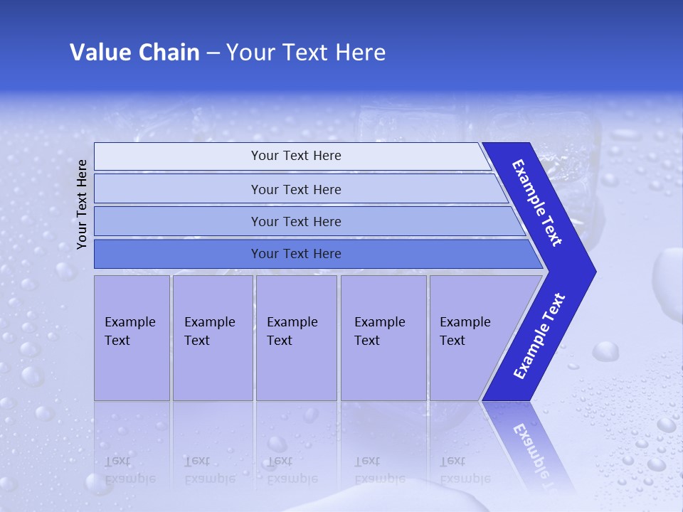 Square Transparent Refrigerator PowerPoint Template