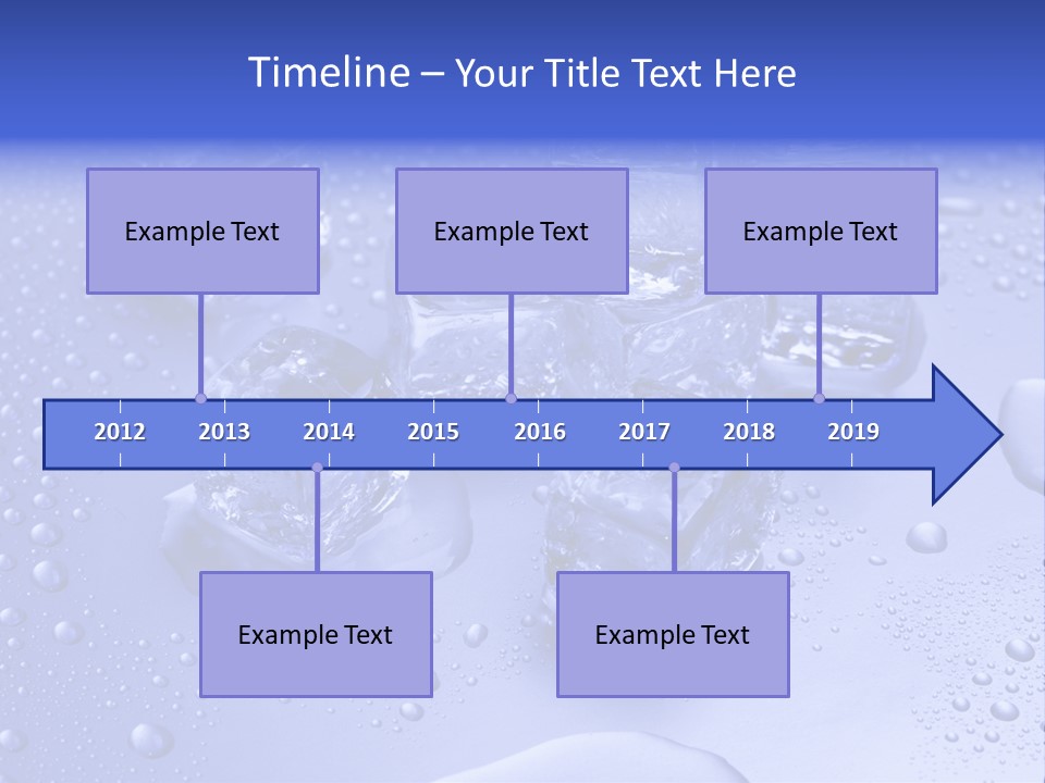 Square Transparent Refrigerator PowerPoint Template