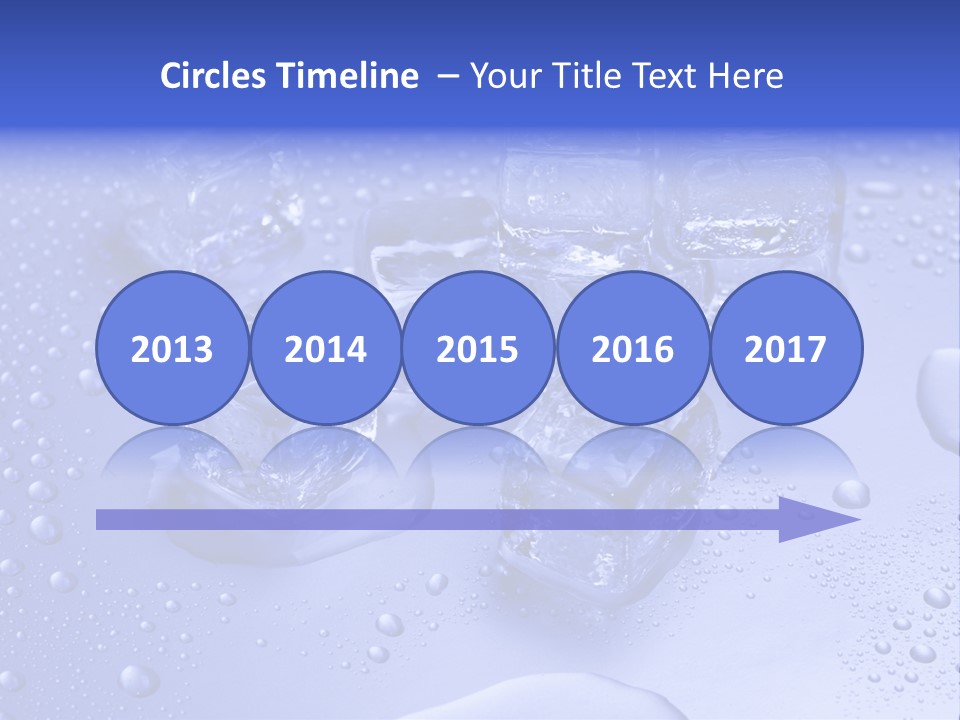 Square Transparent Refrigerator PowerPoint Template