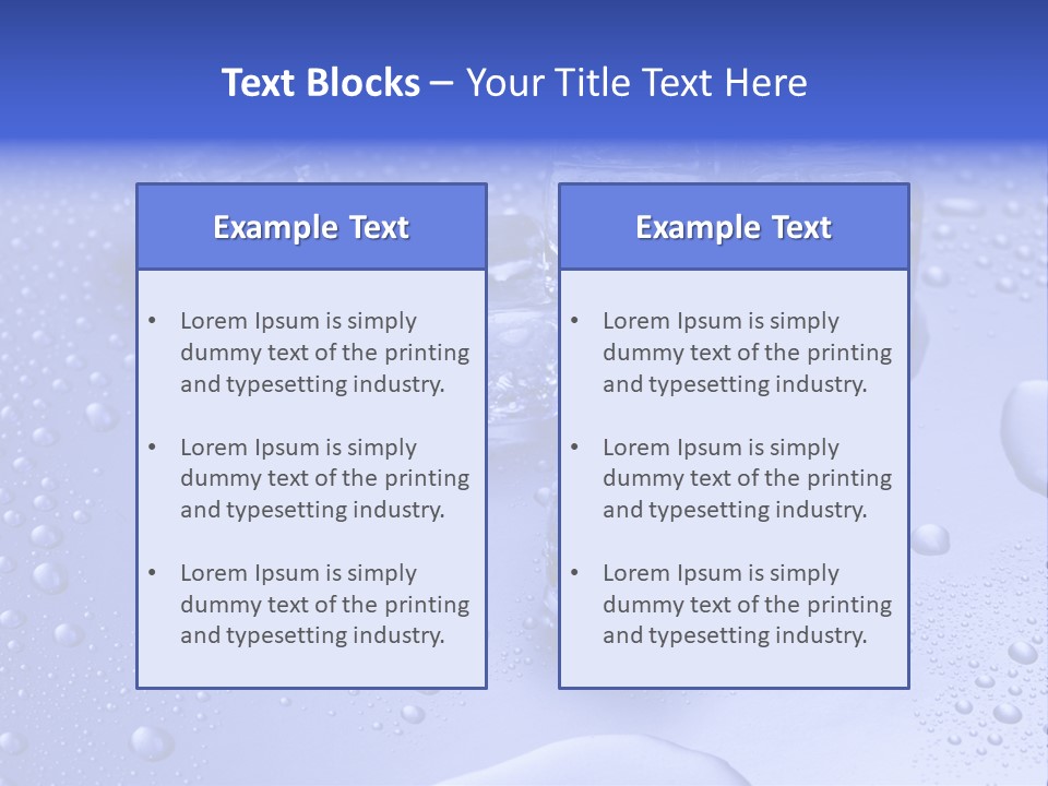 Square Transparent Refrigerator PowerPoint Template