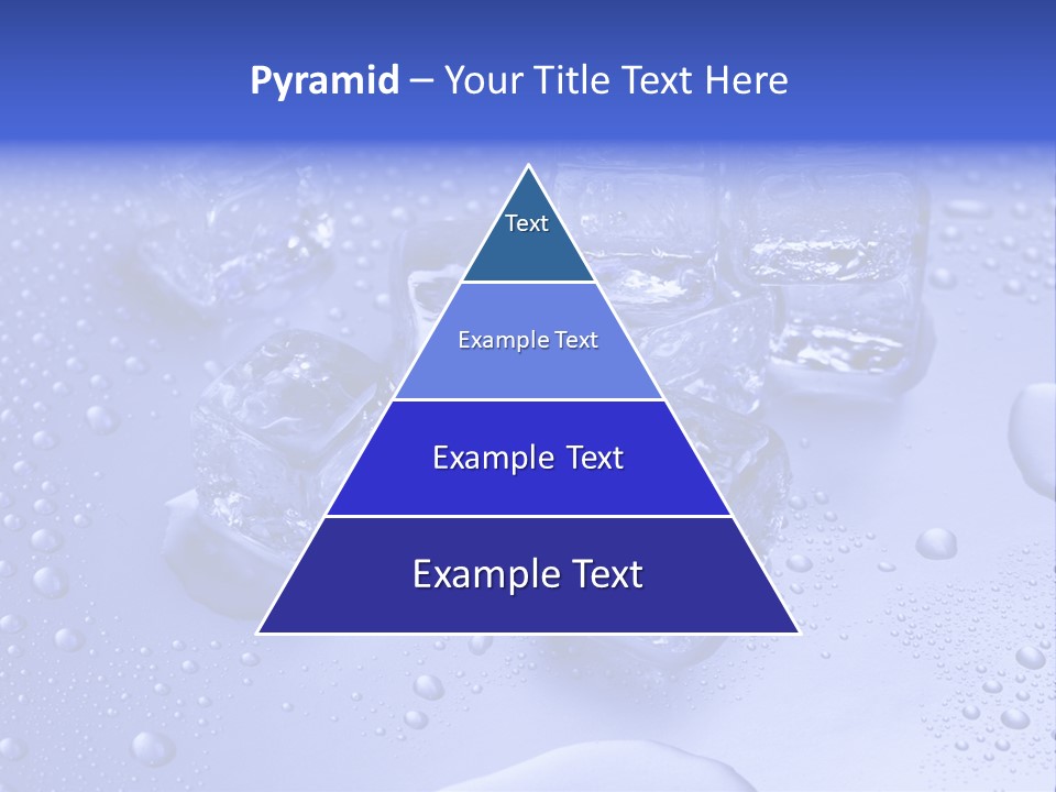 Square Transparent Refrigerator PowerPoint Template