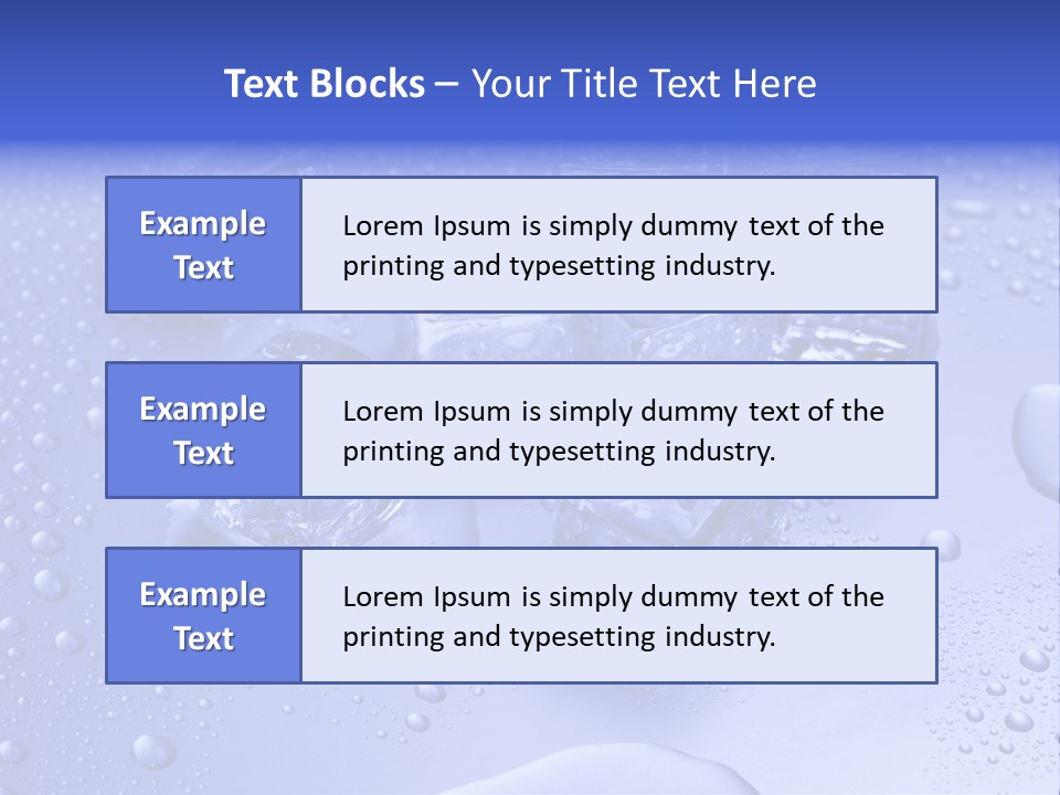 Square Transparent Refrigerator PowerPoint Template