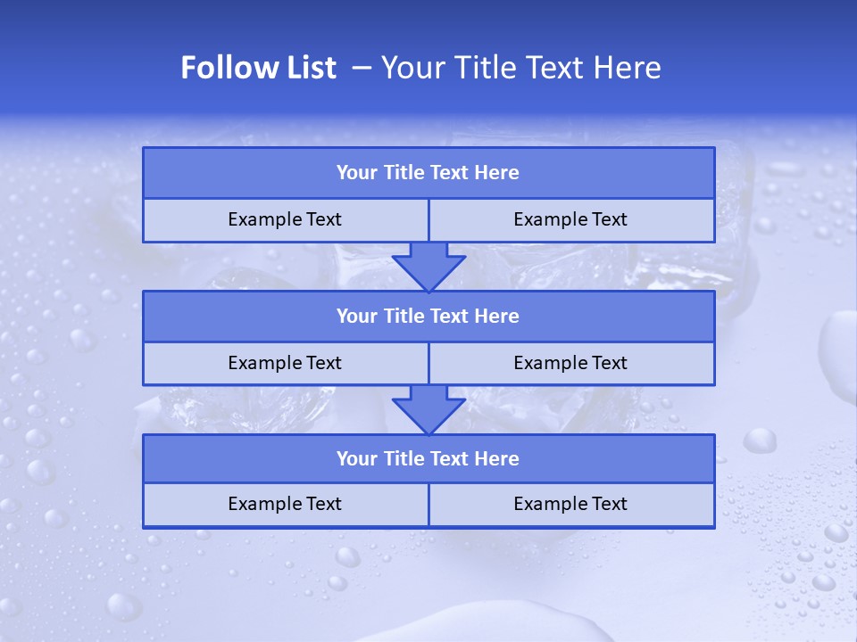 Square Transparent Refrigerator PowerPoint Template
