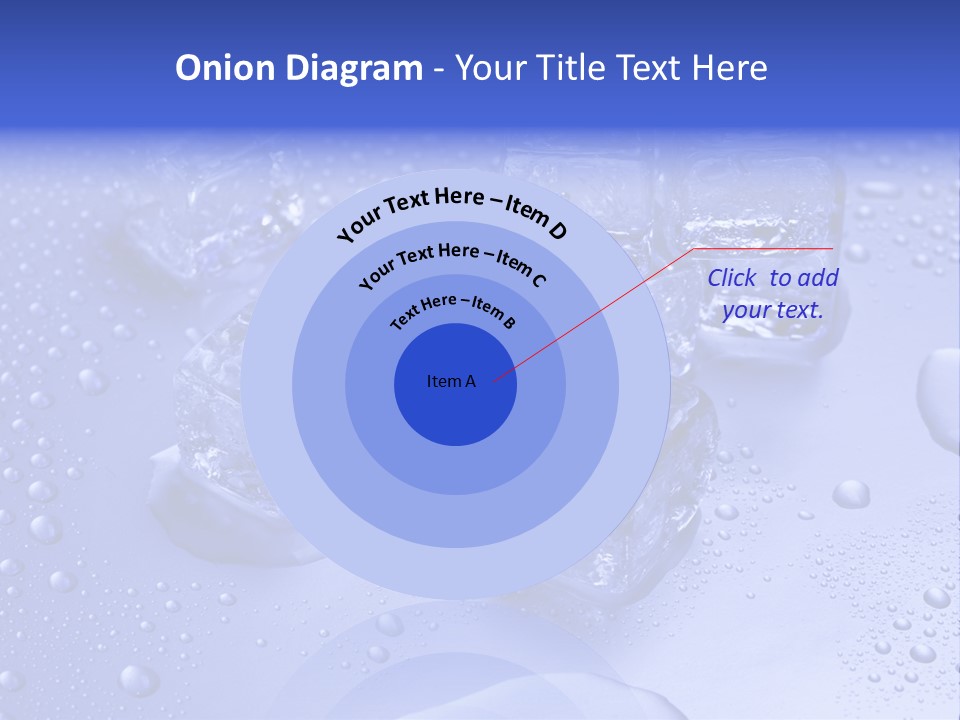 Square Transparent Refrigerator PowerPoint Template