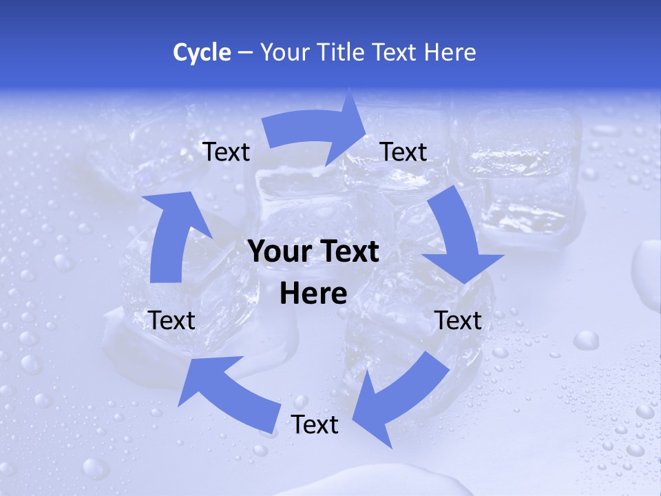 Square Transparent Refrigerator PowerPoint Template