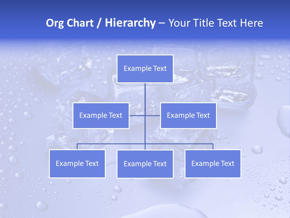 Square Transparent Refrigerator PowerPoint Template