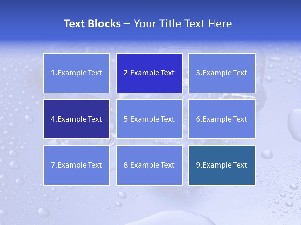 Square Transparent Refrigerator PowerPoint Template