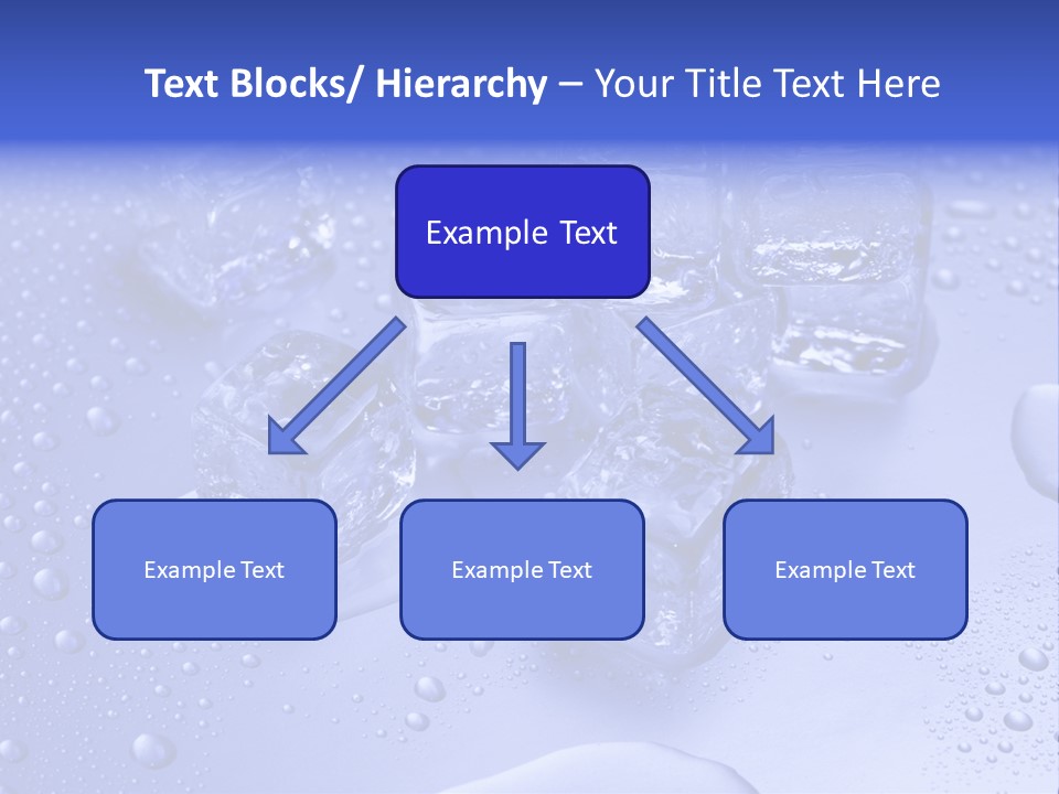 Square Transparent Refrigerator PowerPoint Template