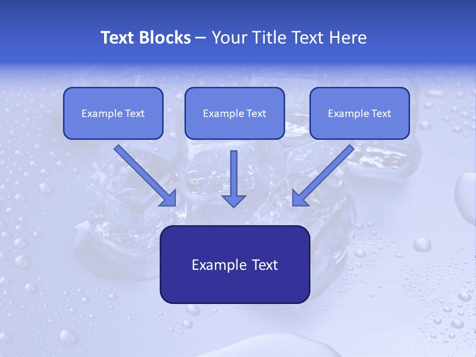 Square Transparent Refrigerator PowerPoint Template
