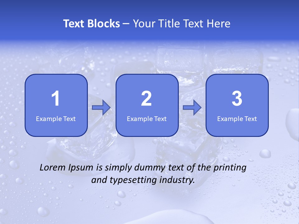 Square Transparent Refrigerator PowerPoint Template