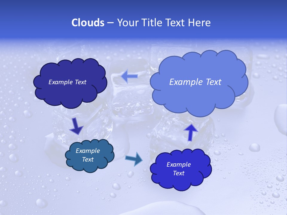 Square Transparent Refrigerator PowerPoint Template