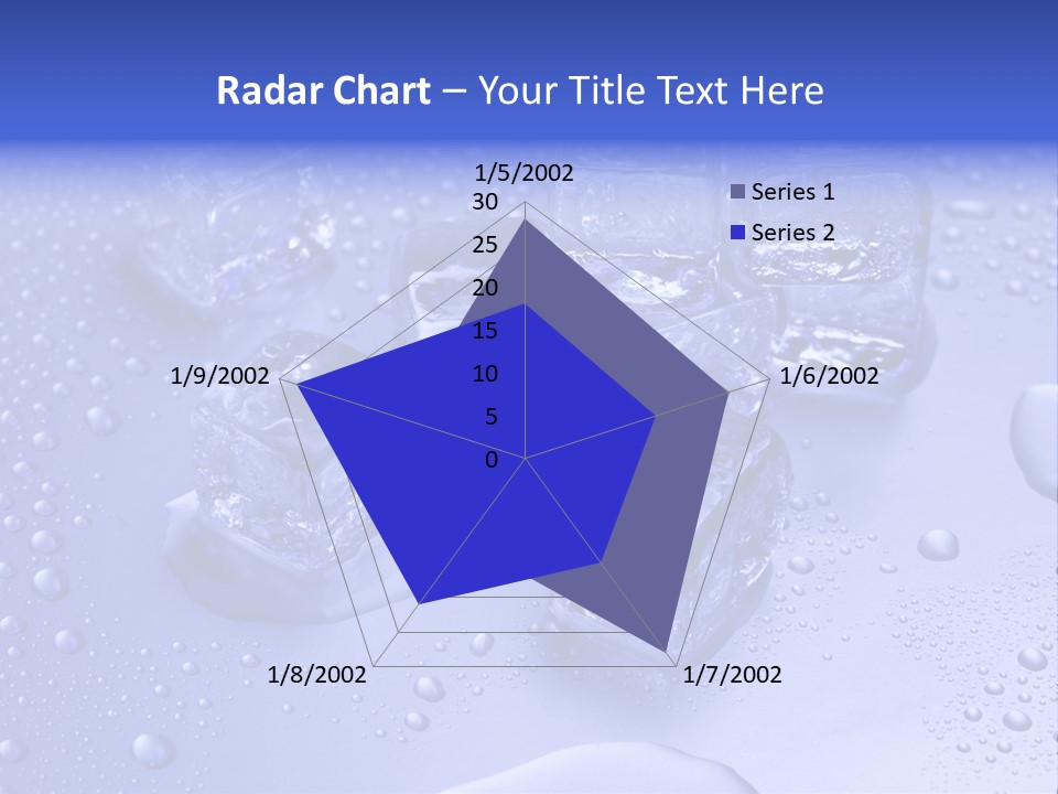 Square Transparent Refrigerator PowerPoint Template