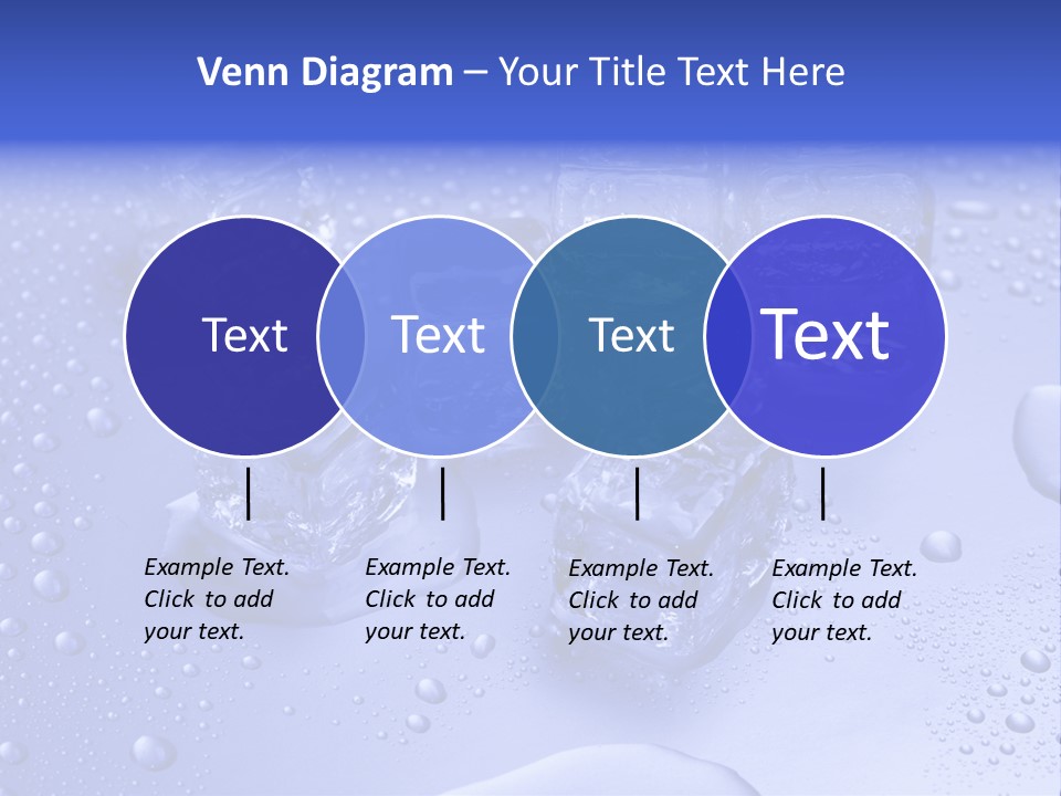 Square Transparent Refrigerator PowerPoint Template