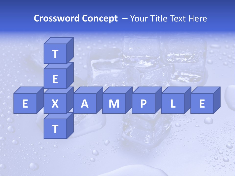 Square Transparent Refrigerator PowerPoint Template