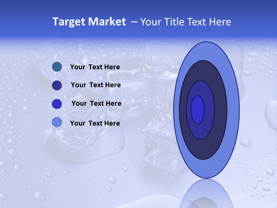 Square Transparent Refrigerator PowerPoint Template