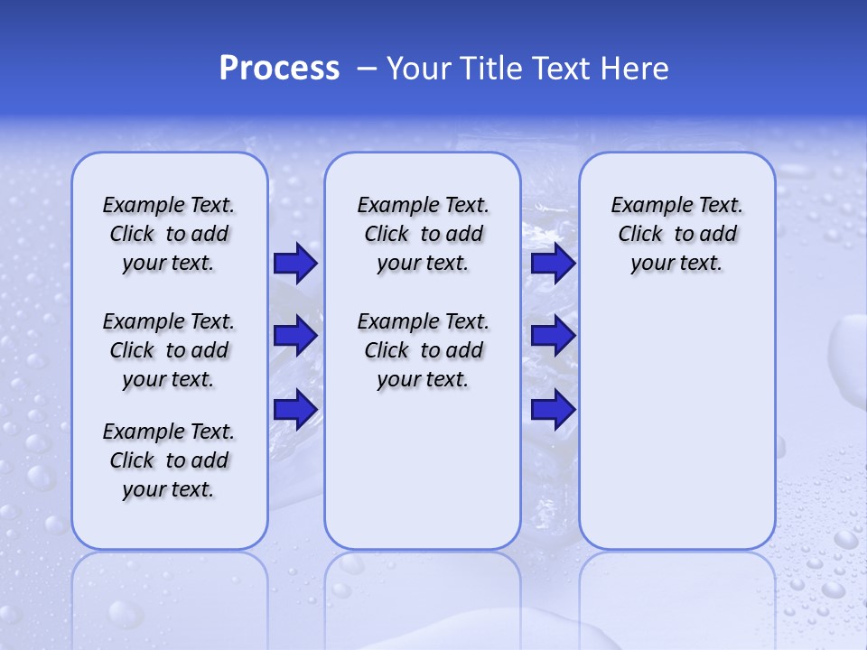 Square Transparent Refrigerator PowerPoint Template