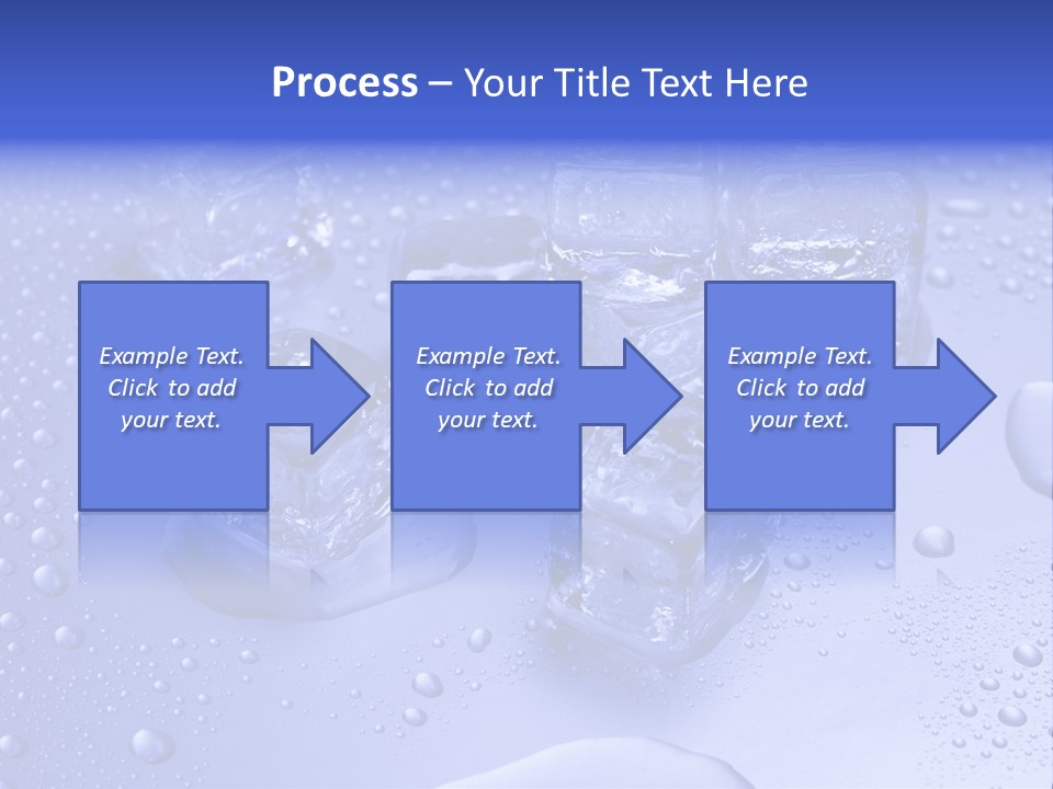 Square Transparent Refrigerator PowerPoint Template