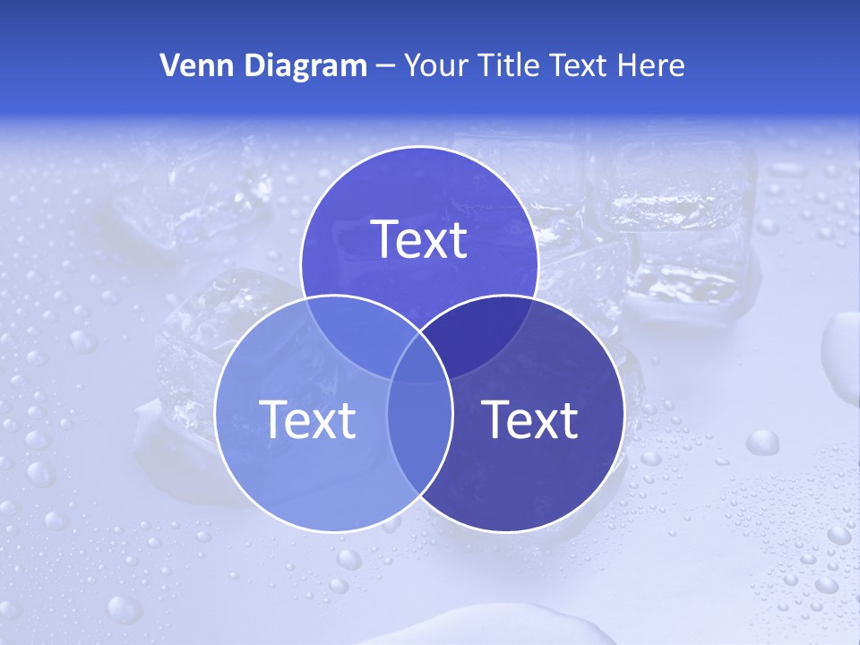 Square Transparent Refrigerator PowerPoint Template