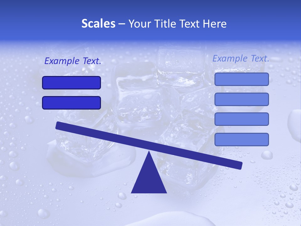 Square Transparent Refrigerator PowerPoint Template