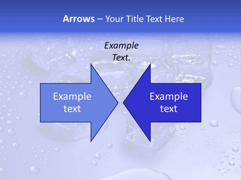 Square Transparent Refrigerator PowerPoint Template