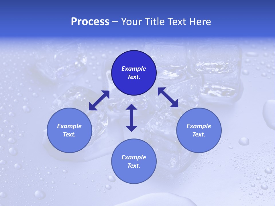 Square Transparent Refrigerator PowerPoint Template