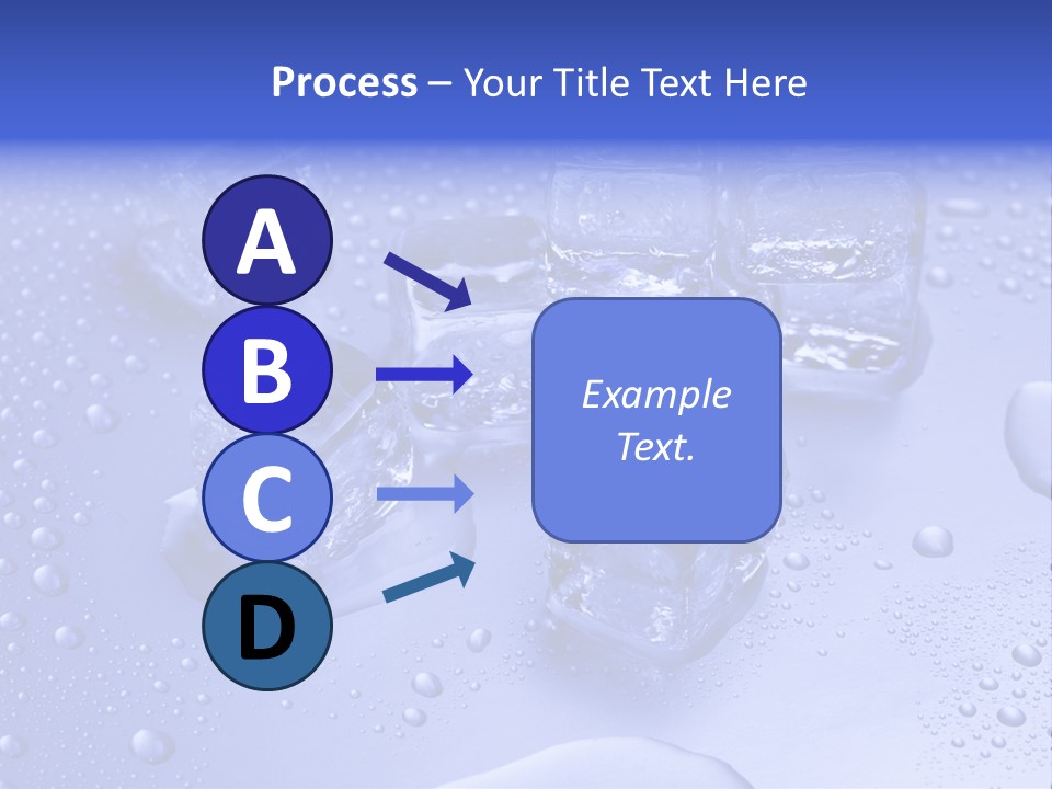 Square Transparent Refrigerator PowerPoint Template