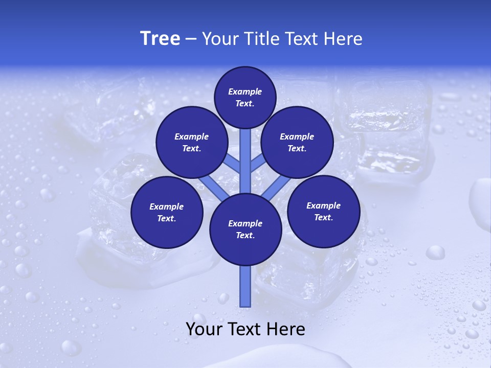 Square Transparent Refrigerator PowerPoint Template