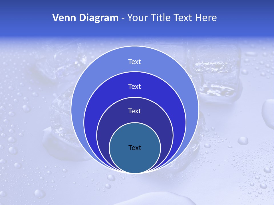 Square Transparent Refrigerator PowerPoint Template
