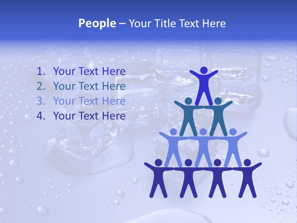 Square Transparent Refrigerator PowerPoint Template