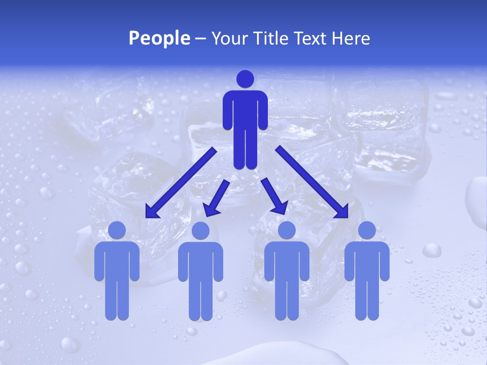 Square Transparent Refrigerator PowerPoint Template