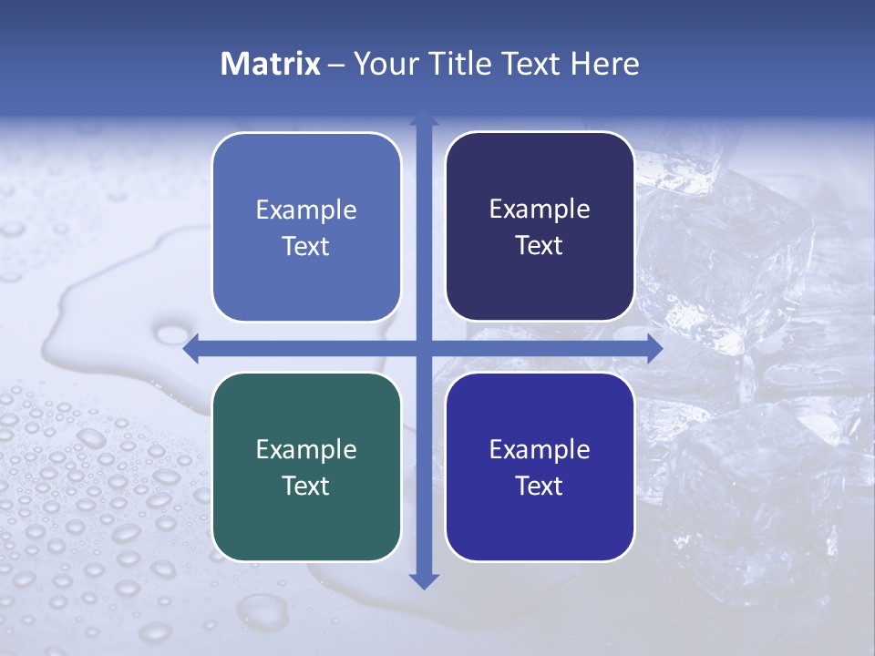 Refrigerator Backgrounds Drop PowerPoint Template