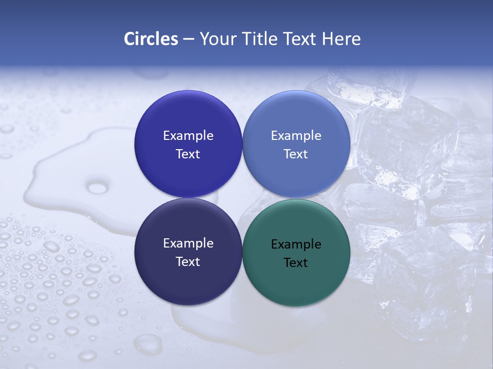 Refrigerator Backgrounds Drop PowerPoint Template