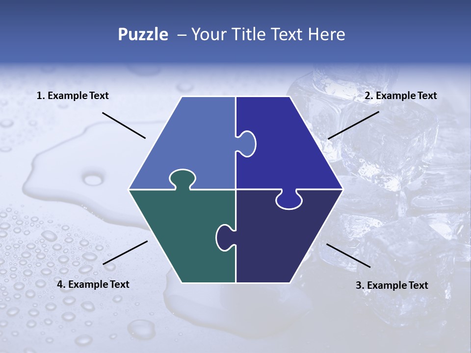 Refrigerator Backgrounds Drop PowerPoint Template