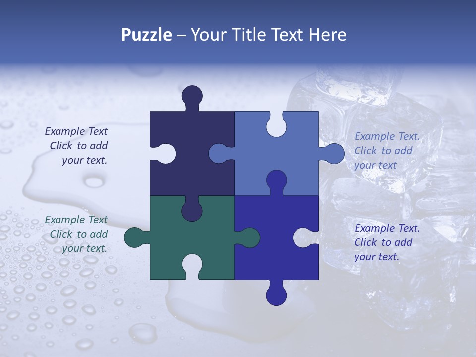 Refrigerator Backgrounds Drop PowerPoint Template