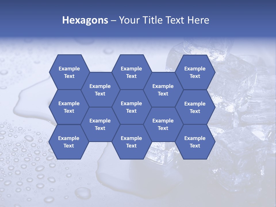 Refrigerator Backgrounds Drop PowerPoint Template