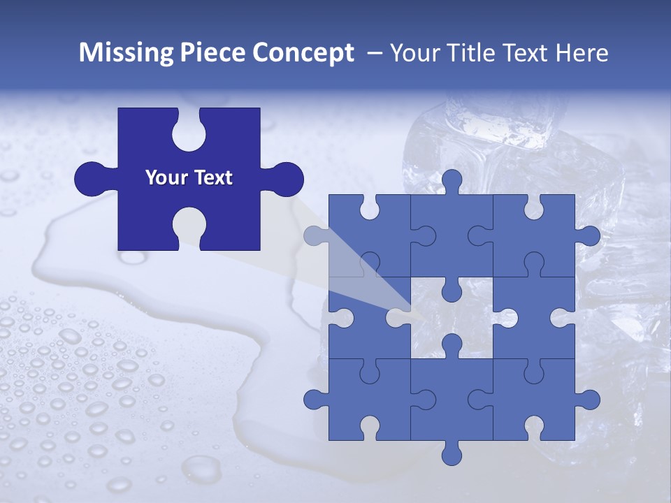 Refrigerator Backgrounds Drop PowerPoint Template