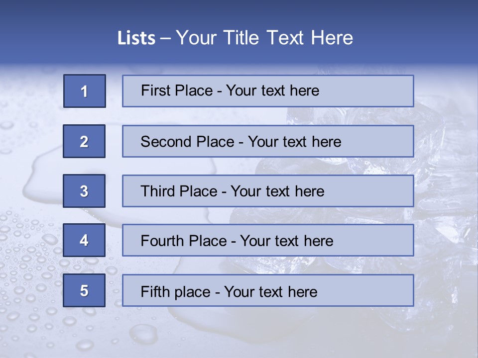 Refrigerator Backgrounds Drop PowerPoint Template