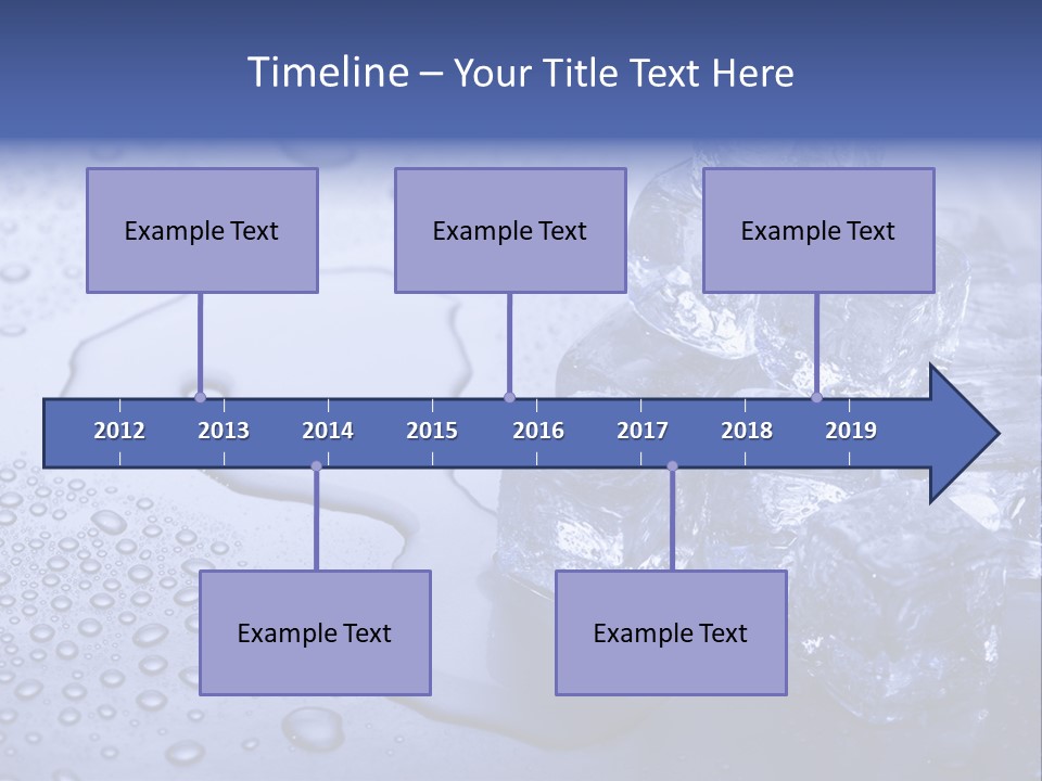 Refrigerator Backgrounds Drop PowerPoint Template