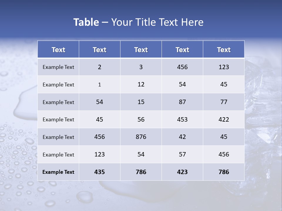 Refrigerator Backgrounds Drop PowerPoint Template