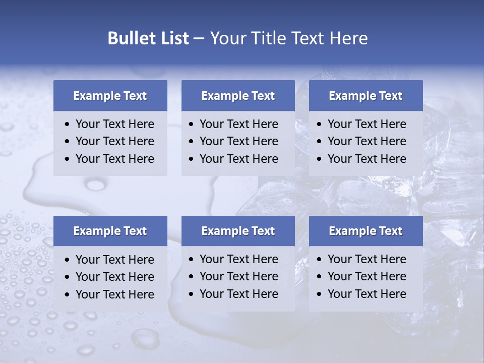 Refrigerator Backgrounds Drop PowerPoint Template