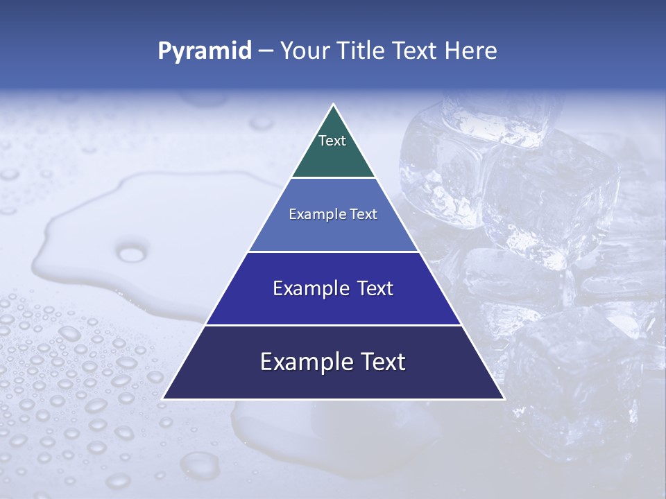 Refrigerator Backgrounds Drop PowerPoint Template