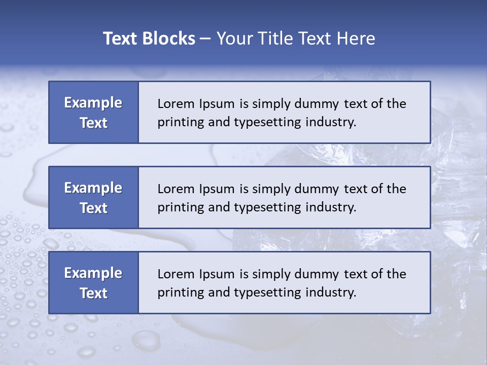 Refrigerator Backgrounds Drop PowerPoint Template