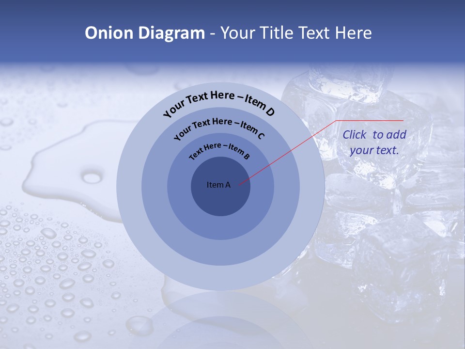 Refrigerator Backgrounds Drop PowerPoint Template