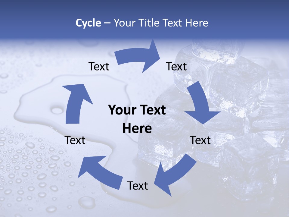 Refrigerator Backgrounds Drop PowerPoint Template